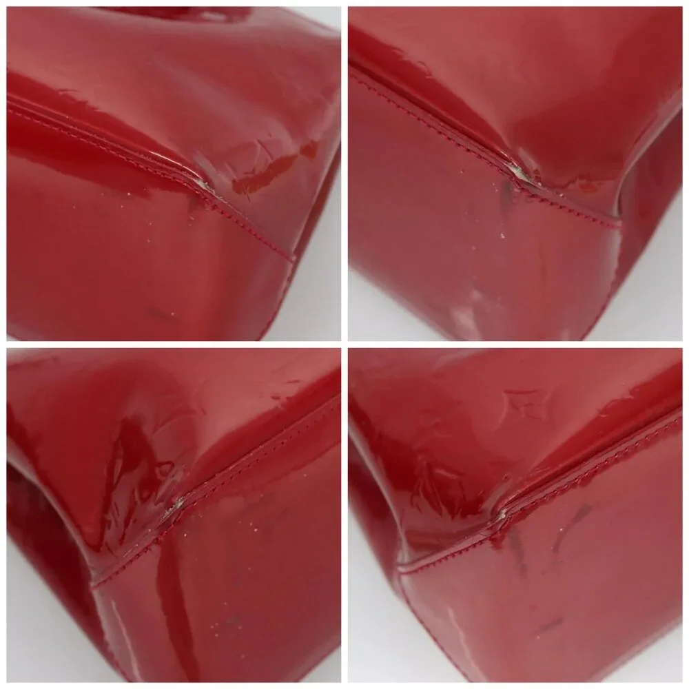 LOUIS VUITTON Monogram Vernis Wilshire PM Bag Pomme D'amour M93642 Auth BA1873 - Picture 16 of 16